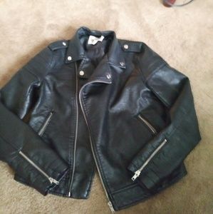 Faux leather jacket